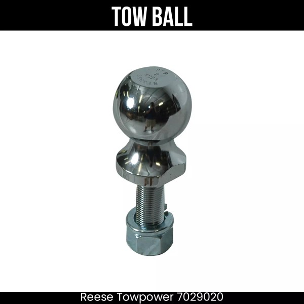 Reese Hitch Ball, 2 Inch, 3.5K lbs, 3/4 Shank, 2-3/8