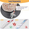 Klfte Recoil Starter Rope Pull Cord 5.0mm 12-Meter/40ft for Lawn