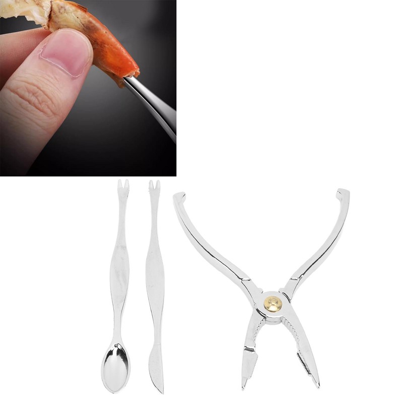 Seafood Tools Set Stainless Steel Lobster Crab Leg Cracker Nut