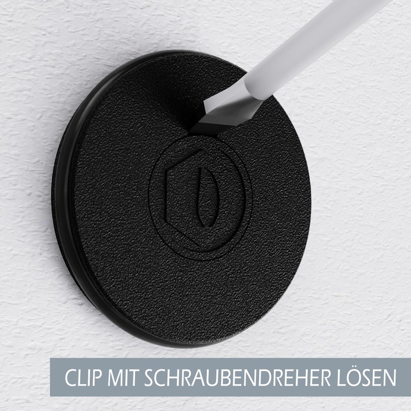 Clara Coffee Wall Mount Invisible Black The Bracket is Suitable