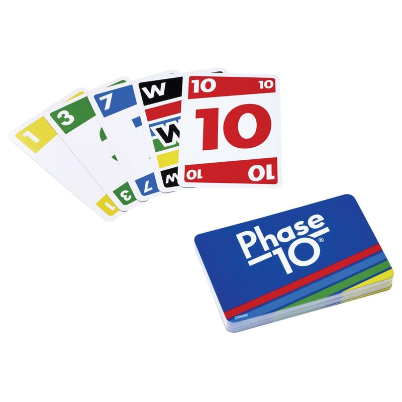 Mattel W4729 Phase 10 Card Game - Quantity 12
