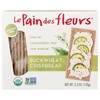 Le Pain des Fleurs Crispbread, Buckwheat, 5.3 ounce