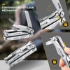 BIBURY Multitool Pliers,19-in-1 Pocket Multi-Tool w/Screwdriver Sleeve,Wire Cutters, Spring-Action Scissors