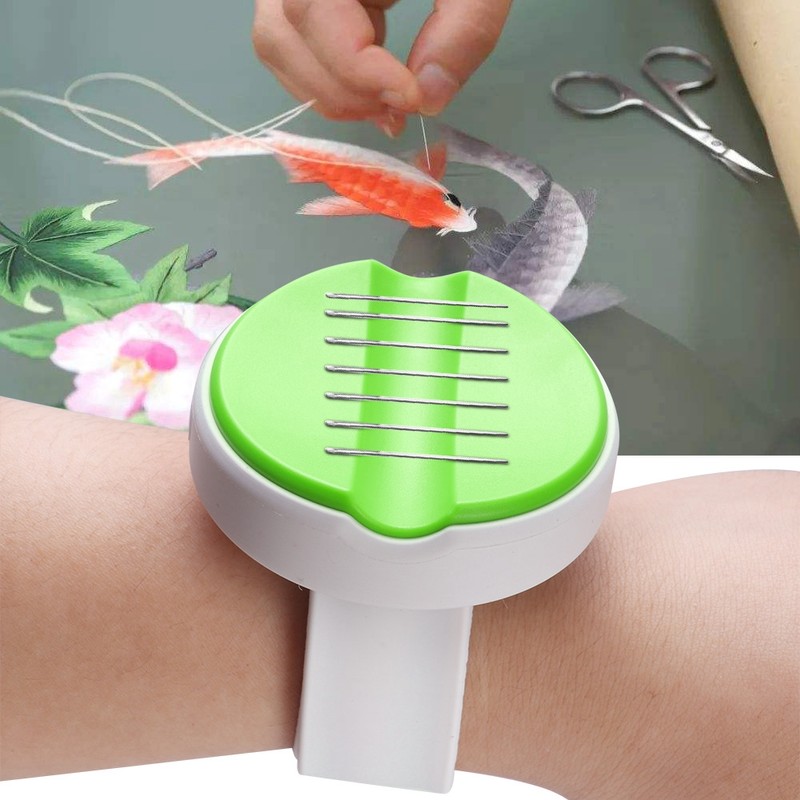 Magnetic Pin Cushion Sewing Storage Wrist Clip Screw Knitting Magnet