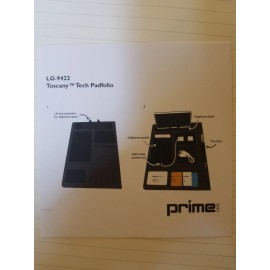 Leeman LG-9422 Leather Portfolios, Tuscany Tech Padfolio (Prime Line)