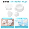 uxcell 1Pcs Silicone Hole Plug, Waterproof Round Rubber Stoppers Bottle