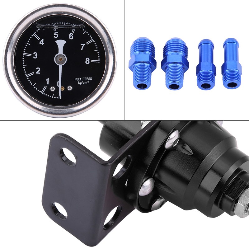 Universal Aluminum Car 160psi Adjustable 1: 1 Fuel Pressure Regulator