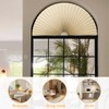 Half Circle Window Shades No Drill, Arch Window Shade Blackout