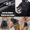 Zipper Clips Anti Theft Double Opening Zipper Pull Replacement Removable