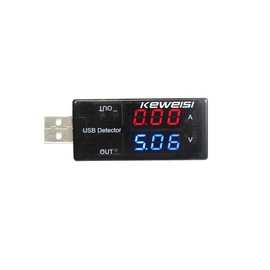 USB Current Voltage Tester, Power Meter, Voltage Monitor, Checker, Measuring, Convenient, Compact, Carrying, Precision Equipment (style1)