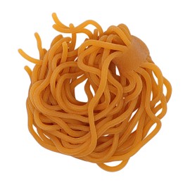 SAMSFX Fishing Fly Tying Materials Squirmy Wormy Soft Worm Lures Flie Making Assorted Colours (Brown)