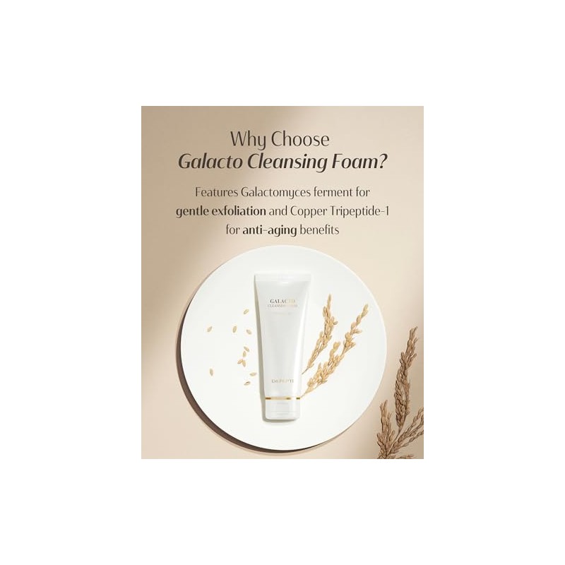 dr.pepti - Espuma Limpiadora Galacto - Limpiador Facial Coreano Con