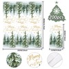 JarThenaAMCS 200Pcs Christmas Guest Napkins Watercolor Xmas Tree Snowflake Disposable