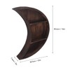 Moon Shelf Room Decor Wall Mounted Crescent Moon Shelf Wooden