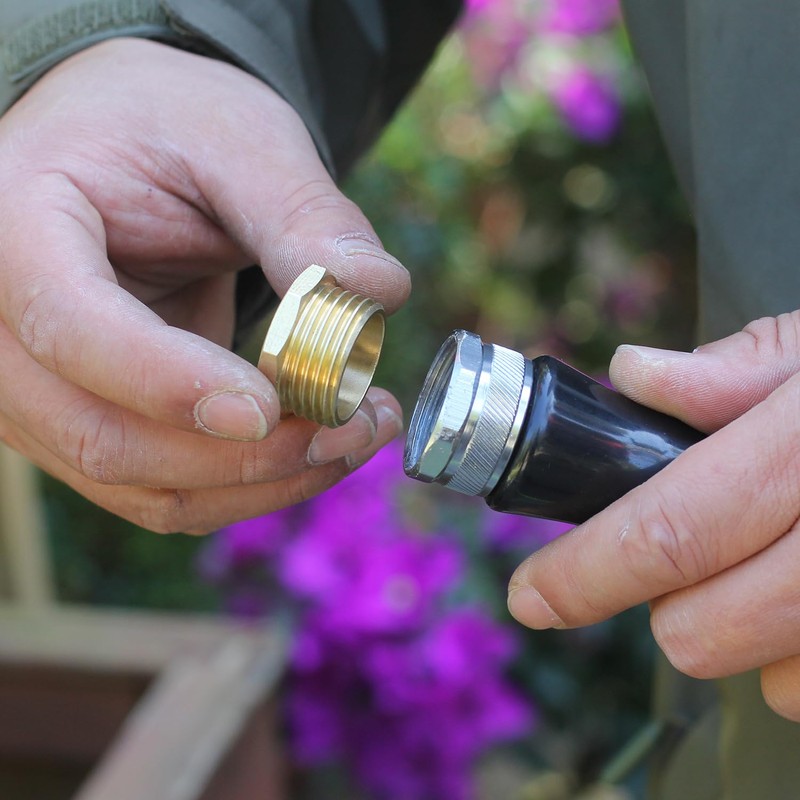 YELUN 3/4" GHT Male Brass Pipe Plug Outer Garden Hose