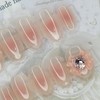 Nude Cheek Handmade Nail Tips - Oval XL / 누디