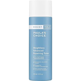 Paula's Choice Resist Weightless Advanced Repairing Toner, Niacinamide & Hyaluronic Acid, Wrinkles & Large Pores, Oily Skin, 4 Ounce
