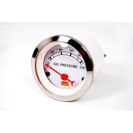Hot Rod Chrome 2 1/16” Classic Oil Pressure Gauge (0-100 PSI)