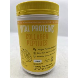 Vital Proteins Collagen Peptides 26.5 oz - Lemon Flavor Exp 4/10/25 New 1.6lbs