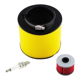 TRX350Air Filter & Oil Filter & Spark Plug for 1995-2004 Honda Foreman 400 450 TRX400 TRX450 2000-2006 Honda Rancher 350 TRX350 Replace OE # 17254-HN5-670