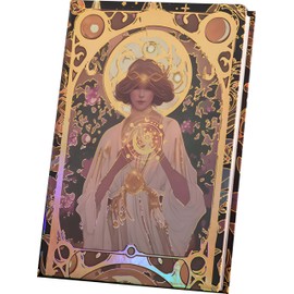 ipoul Cute Journal, Diary for Women, Aesthetic Journal, Colored Paper, Hard Cover Journal Notebooks, Lay Flat, Pretty Notebook, Gilded Cover, Small Journal, B6, 5"x7", Dream Journal for Women