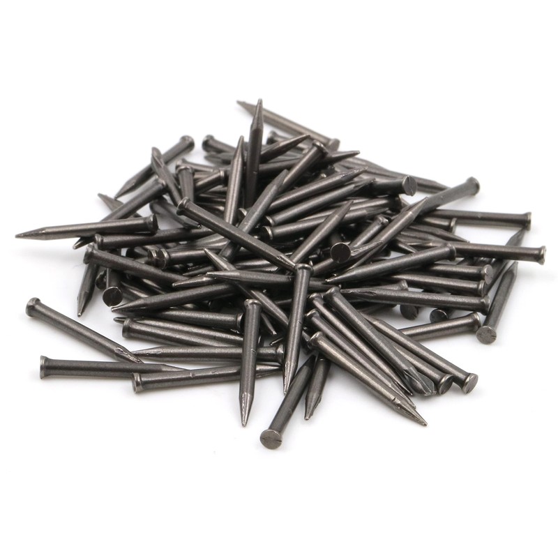 Design61 100 x Steel Pins Skirting Board Pins Nail 1.5