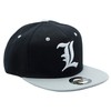 ABYstyle Death Note L Snapback Cap - Black & Grey