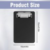 30 Pack Mini Clipboards, 4 x 6 Inch Plastic Memo