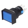 25Pcs Push Button Switch Self Locking AC DC 24V Accessory