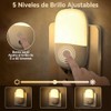2 Lámparas de Noche con Sensor de Luz, Detecta Automáticamente