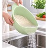 Multifunctional Rice Washer Bowl with Drain Strainer | Food Grade