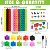 LHOEST Maths Cubes for Kids 119PCS Counting Blocks Maths for