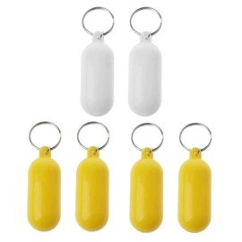 QFEHTHSK 6 Pieces Floating Keychains, Surf Diving Keychain, Fishing Keychain, Beach Travel Keychain, Summer Travel Gifts, Water Sports Accessories