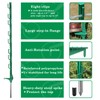 Zoiut 50 Pack Electric Fence Posts,48 Inch/4FT Step-in Plastic Posts