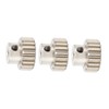 3PCS Metal Motor Gears with Set Screws M0.6 Module 3.175mm