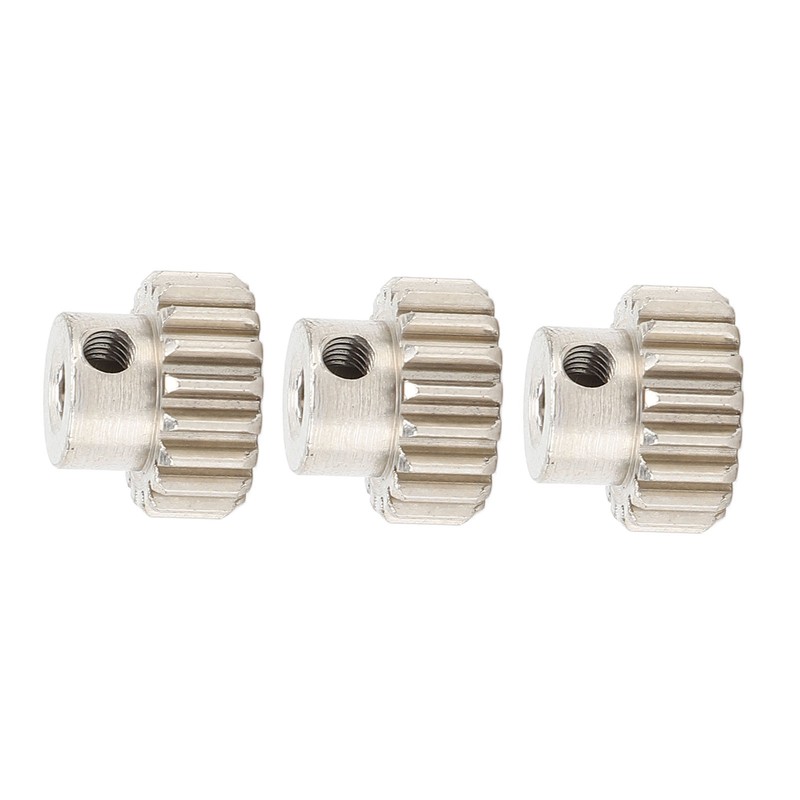 3PCS Metal Motor Gears with Set Screws M0.6 Module 3.175mm