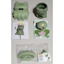 Ankyo Development Kid's Frog Bathroom set:  5 Items (new)