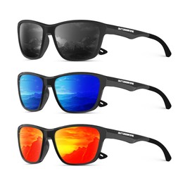 KALIYADI Polarized Sunglasses Men Womens-Sunglasses: Sun Glasses Lightweight Frame for Driving Fishing UV400 Protection