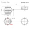 PENGLIN 2PCS Waterproof Dual USB 3.0 Female to Female Coupler