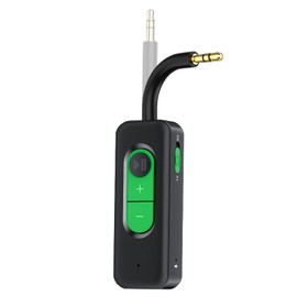 RUOVXWU Bluetooth Transmitter Receiver 2-in-1 5.4 Audio Adapter, Mini Wireless Car Transmitter Receivers with 3.5mm AUX Bluetooth Adapter for Home Car Airplane PC Audio Music Headphones TV Speakers