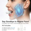 2 Pack Retainer Case, Compatible with Invisalign, Slim Aligner Case