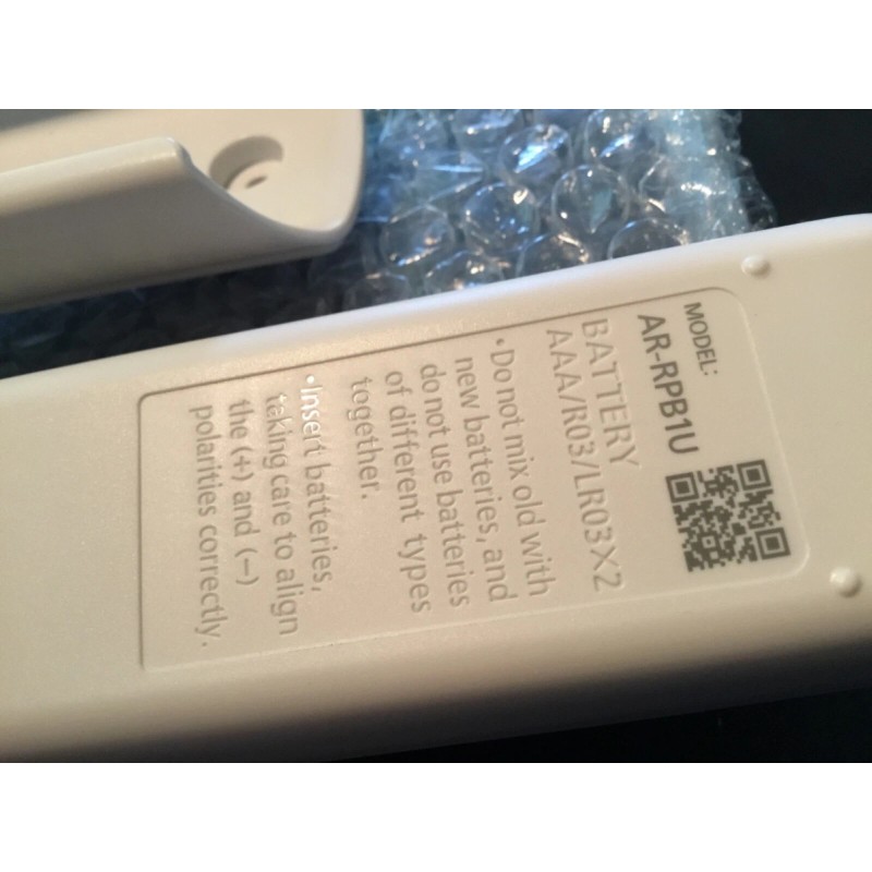 Fujitsu AR-RPB1U Model Wireless Remote Control Controller OEM New AC