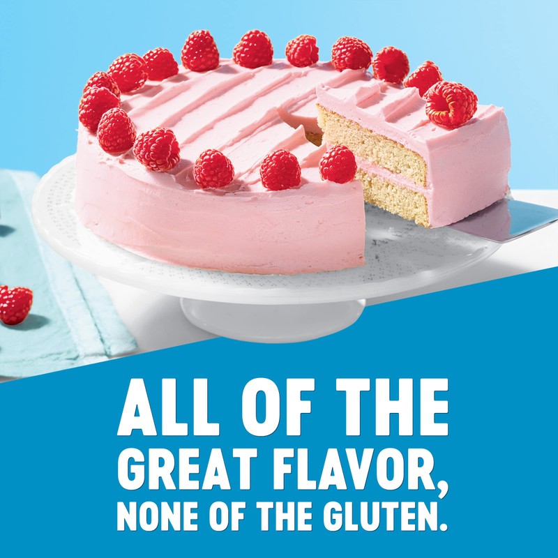 Krusteaz Gluten Free Yellow Cake Mix, No Artificial Flavors, Colors,