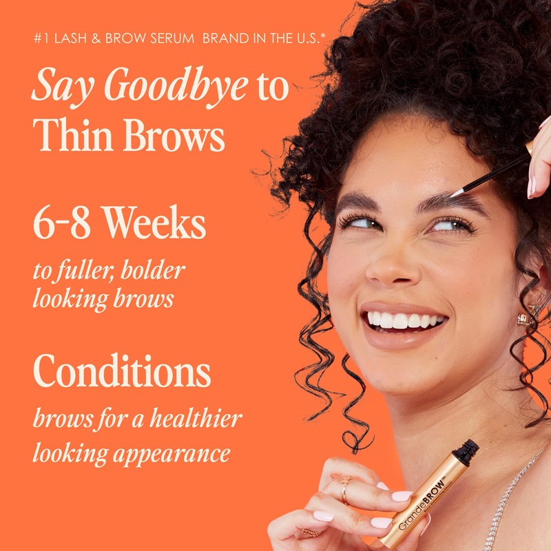Grande Cosmetics GrandeBROW Brow Enhancing Serum for Fuller, Bolder, Looking