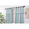 INLINAS Blackout Curtains with Wedding Backdrop Style Sheer Overlay Thermal