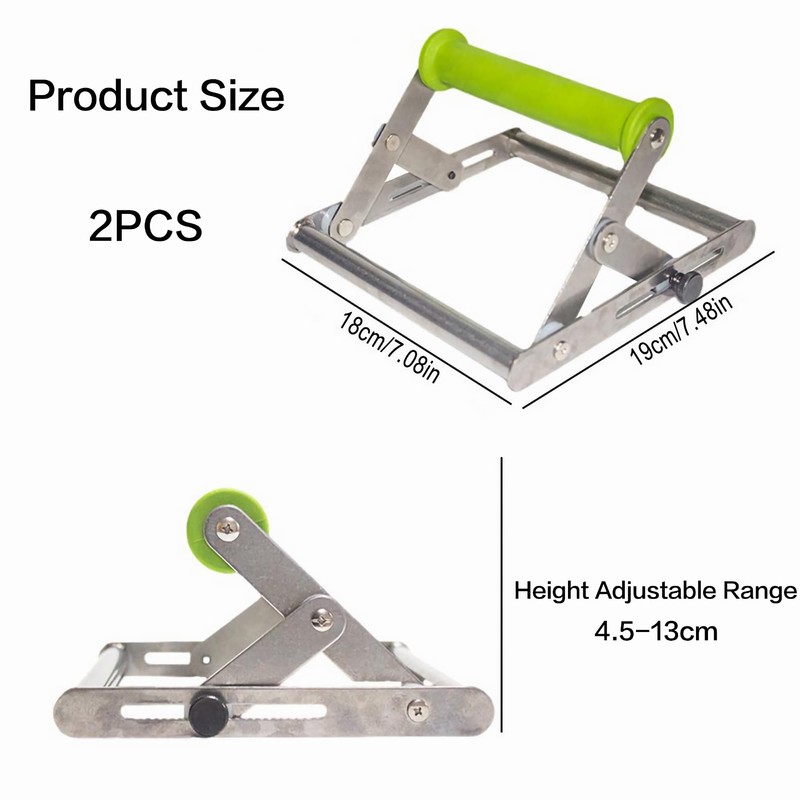 2pcs Adjustable Cutting Machine Support Frame, Height Adjustable Table Saw