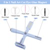 Vnjaoi Nail Magnet Set, Upgraded 5 in 1 Multi-Function Nail