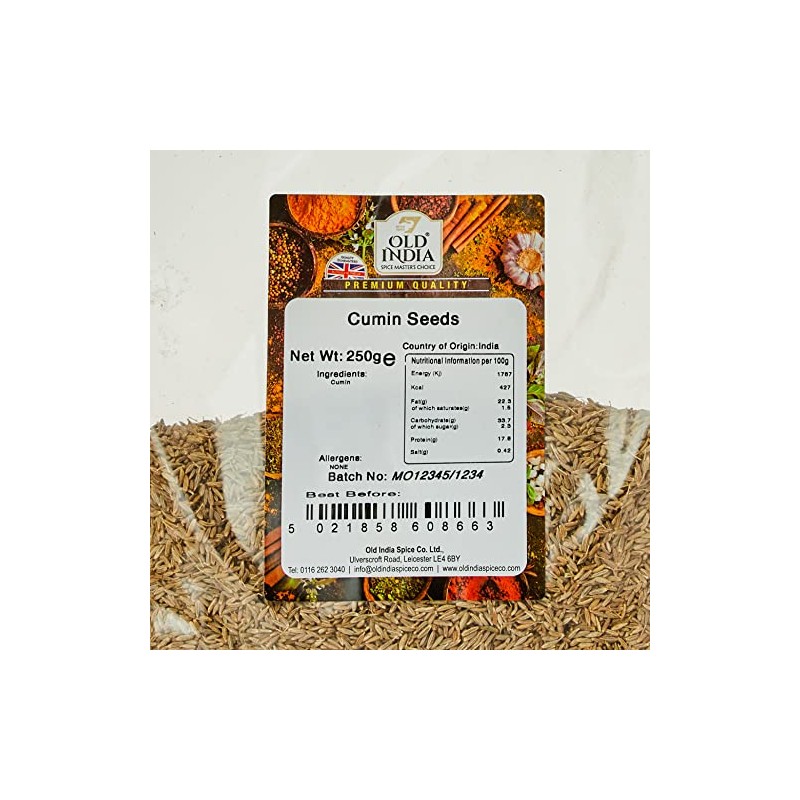 Old India Cumin Seeds 250g