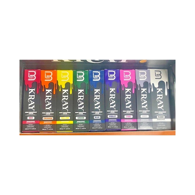 LEVEL 3 KRAY 17 Semi Permanent Color Intro Kit