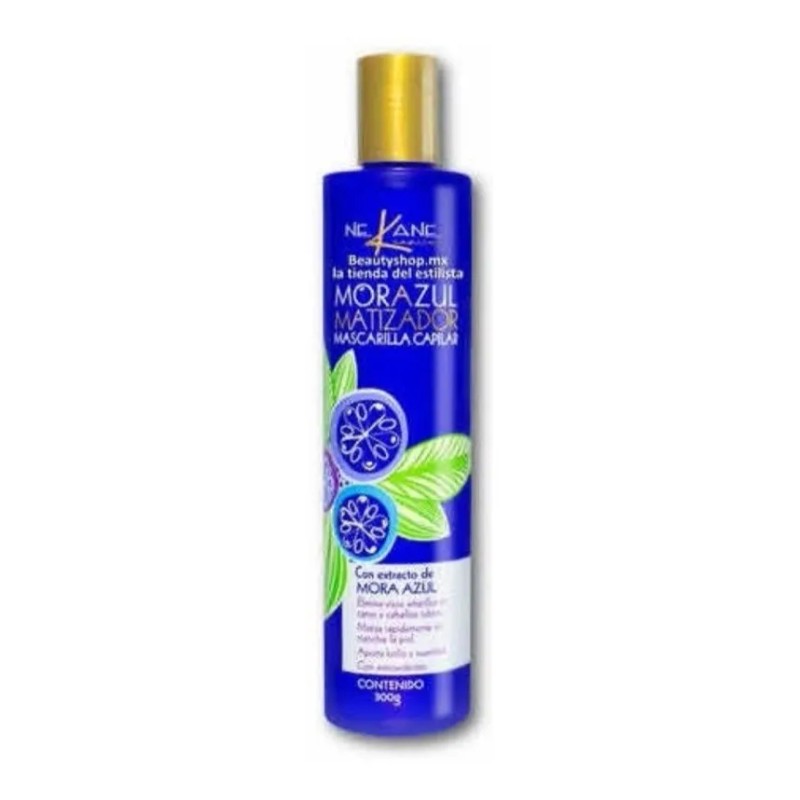 Mascarila Shampoo Mora Azul 300g Nekane Matiza Rubios Canas